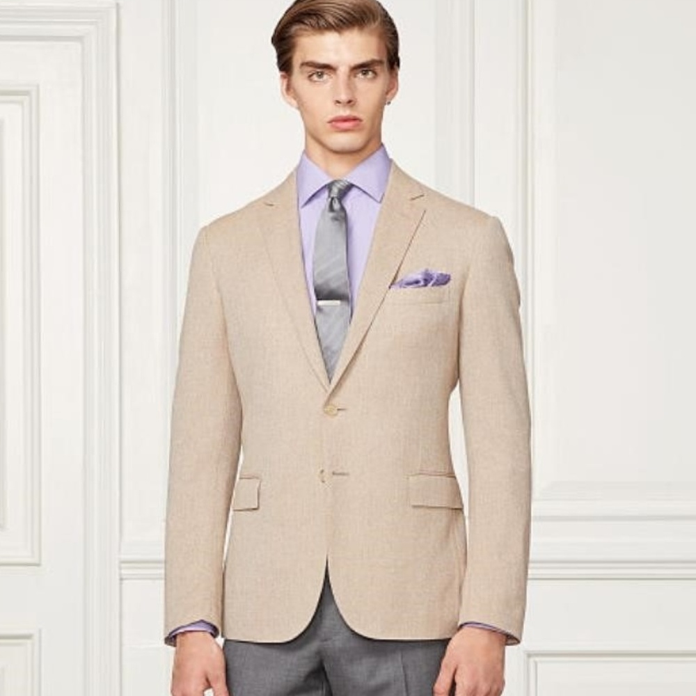 Ralph Lauren purple label linen blazer jacket